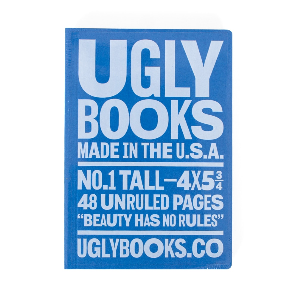Memo & Notebooks, Art & School, 4"x5.75", Uglybooks, #1, Perfect Bound, Book, 3 Pack, Pluto, 963742